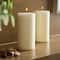 12 Packs: 2 ct. (24 total) Ivory Pillar Candle Pair by Ashland®
